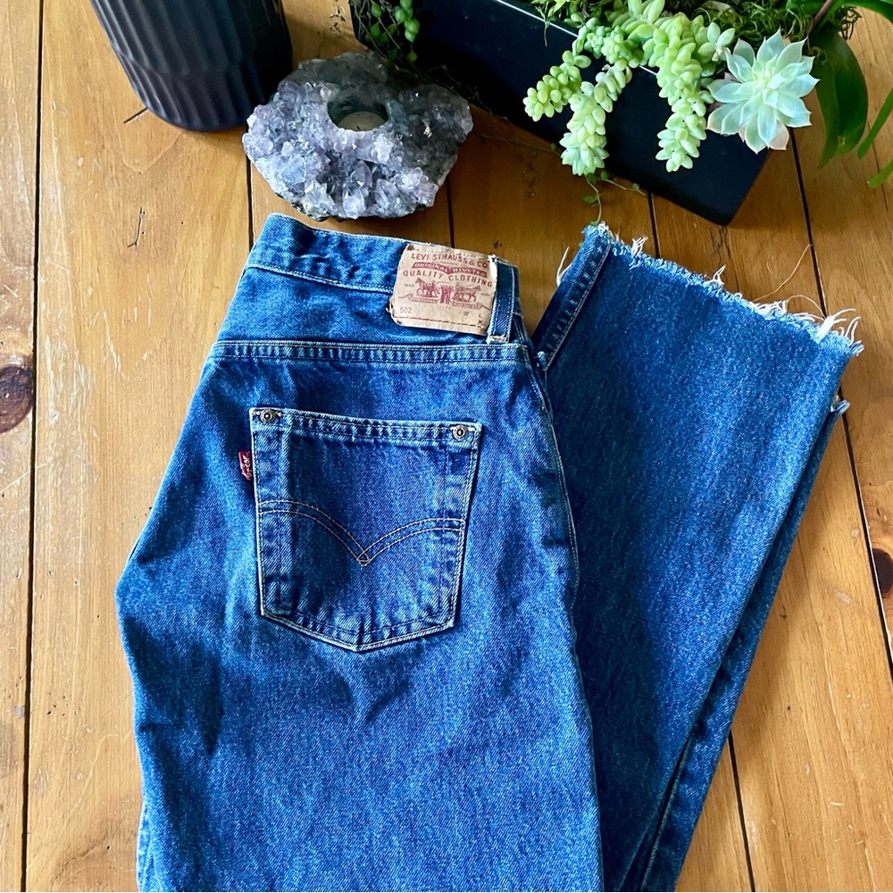 💋 Levi’s 502 Jeans - Vintage 💋 Super Low - Button Fly - EUC